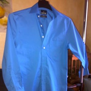 Work blue dress shirt. Soft and light material